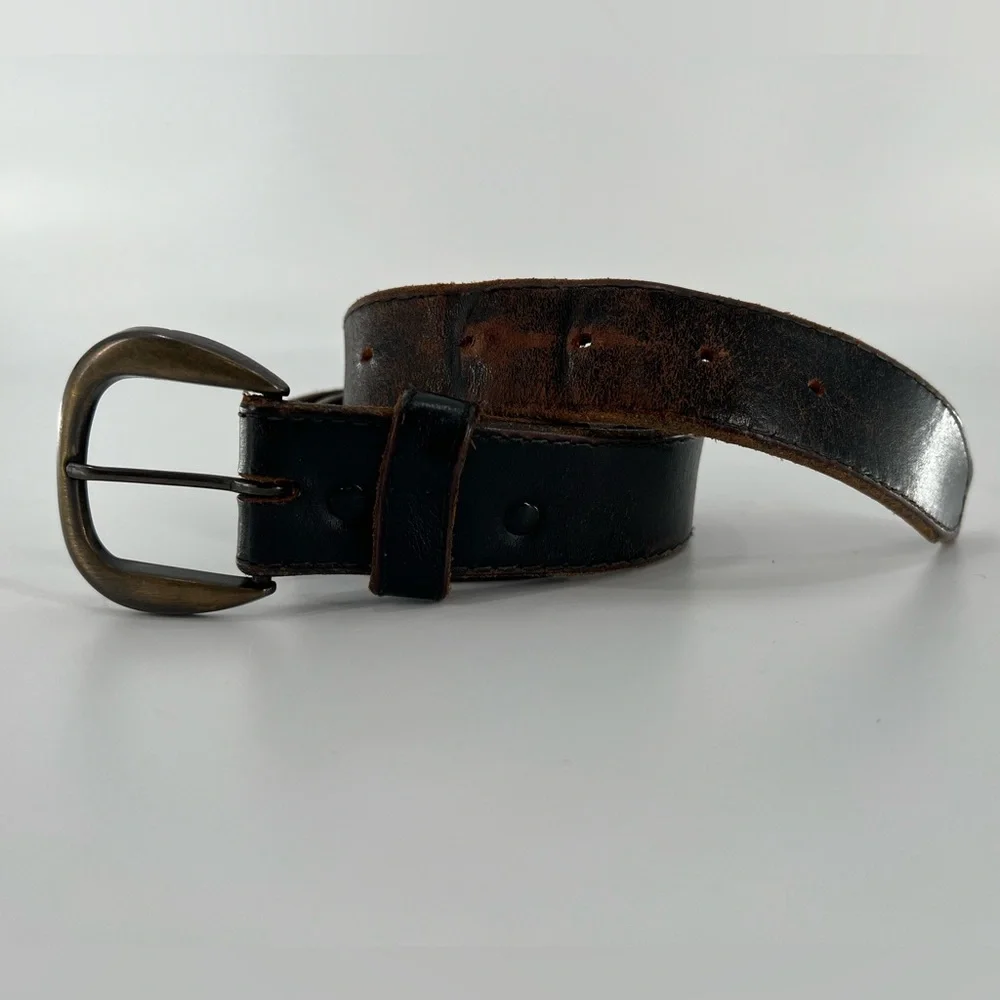 Vintage‎ Leather Men’s Brown Belt 38